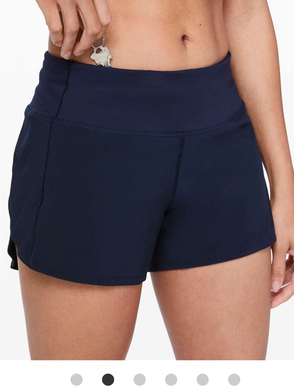 Lululemon Speed Up Short Long *4" Updated Fit true navy size 4